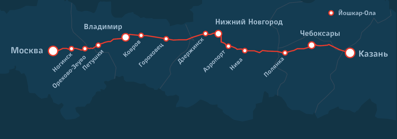 Сколько на поезде до казани из москвы
